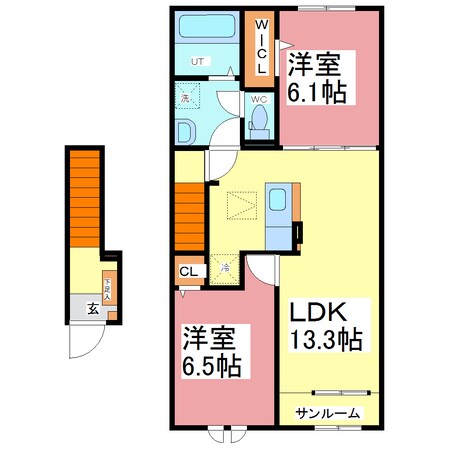 兆　Ⅱの物件間取画像